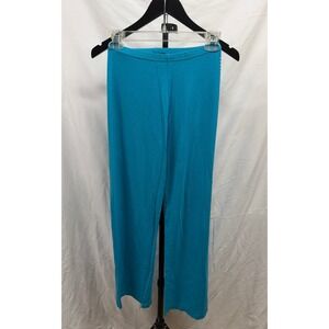 Vintage Versace Sport Women's Retro Y2K Teal XS Pull On Lounge Pants Deadstock